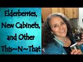 New Cabinets, Elderberries, and Other This~N~That