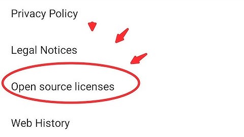 How to open source license in Map, Map me source license kaise open kare