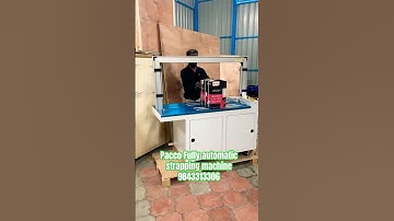 Fully automatic strapping machine 9843313306 #paccoautomation #factory