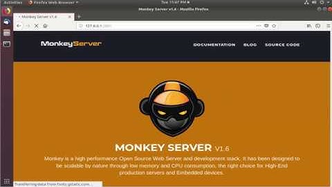 installing Monkey Web Server From Source On Ubuntu 18.04 LTS