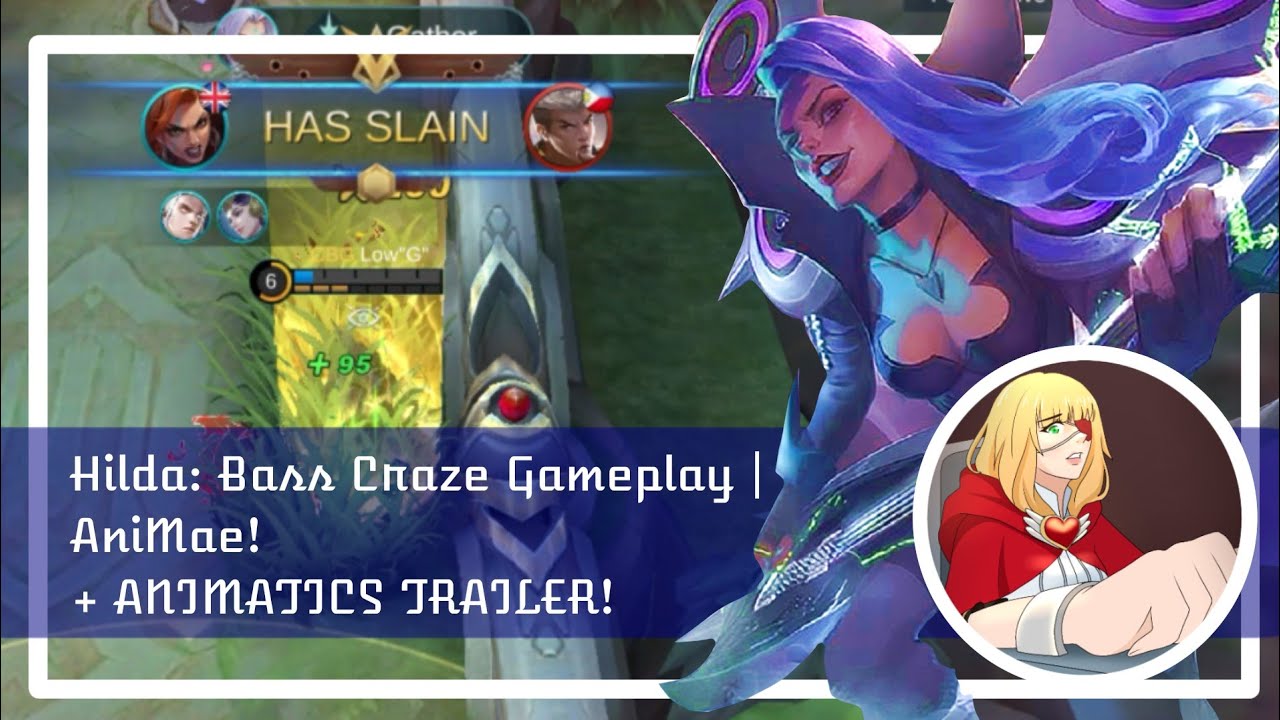 🎸Hilda: Bass Craze Gameplay | MLBB | + DyBy Animatics Trailer!