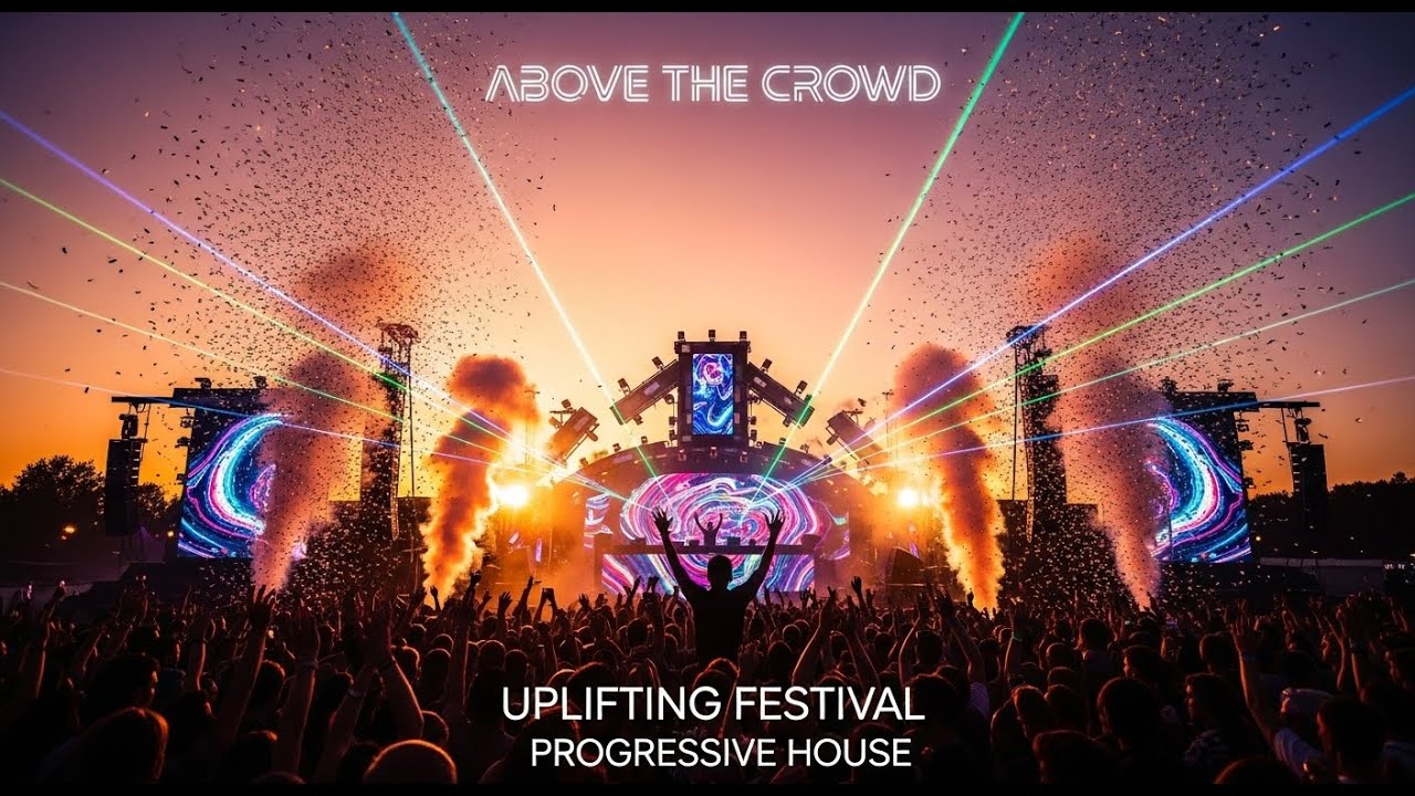 Uplifting Festival Progressive House – Sunset Party Energy | 1 Hour