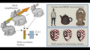 MeshFeat: Multi-Resolution Features for Neural Fields on Meshes