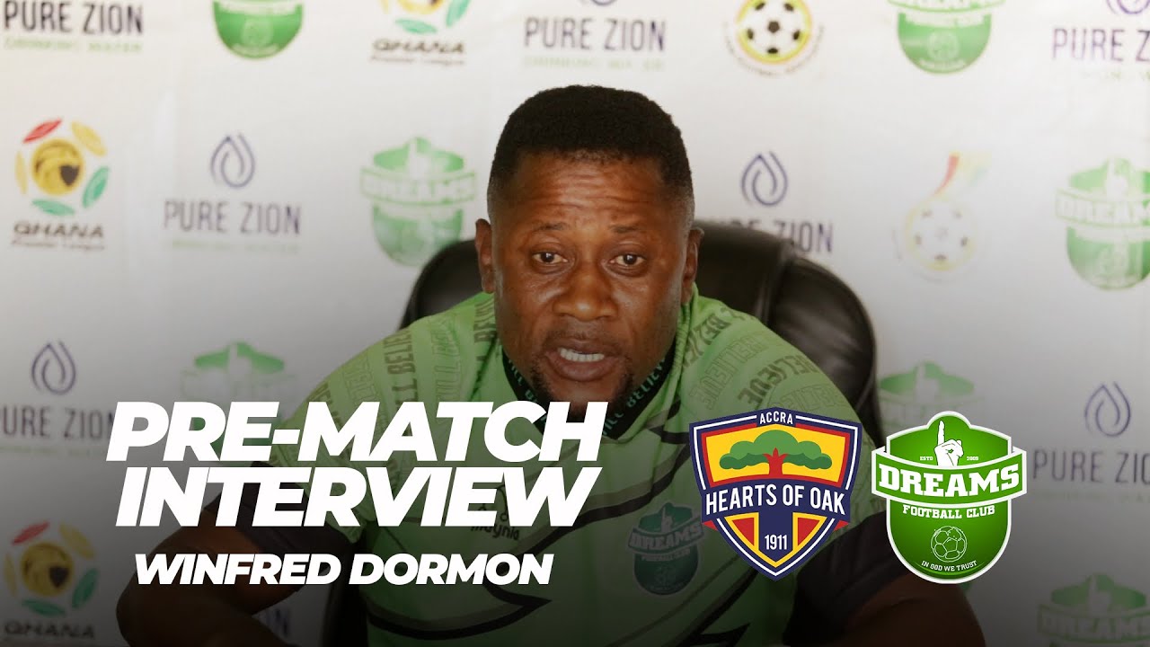 PRE MATCH INTERVIEW | WINFRED DORMON | ACCRA HEARTS OF OAK VS DREAMS FC
