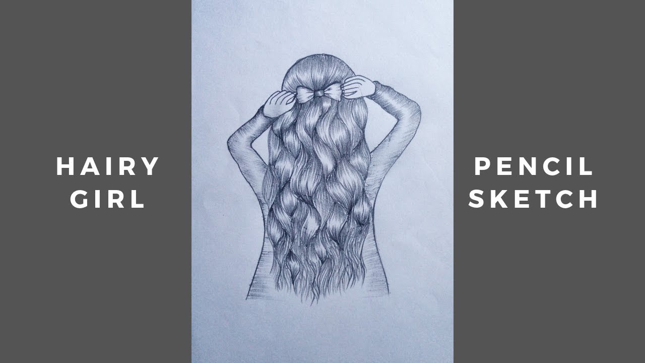 How To Draw Long Hair Girl Step By Step Easy Pencil Sketch Drawing