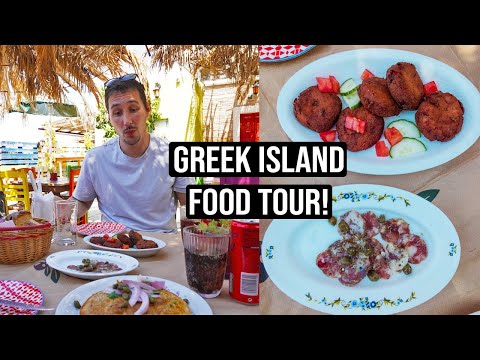 We found some AMAZING food on this Greek Island (Can you even eat rooster?)