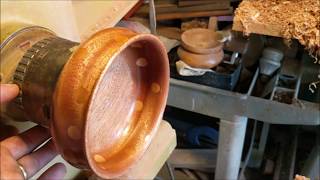 Woodturning With Naked Turner Hole Bowl Quickie