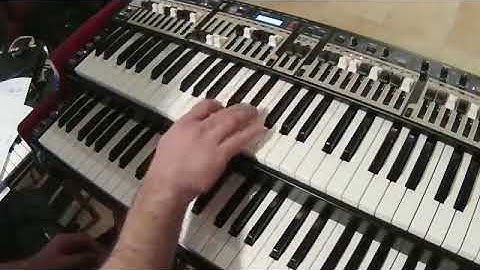 Lazy - Deep Purple intro on Clavia Nord C2d