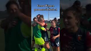 Genoa Women Promosse In Serie A genoa football ultras calcio shorts