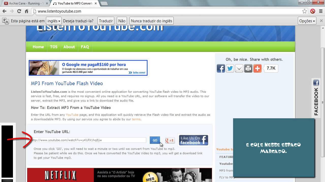 Como Baixar audio de videos do youtube YouTube
