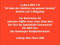 Bach Kantate BWV 174  Ich liebe den Höchsten von ganzem Gemüte, Max Thurn 1960