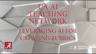Leveraging AI for Creating Rubrics