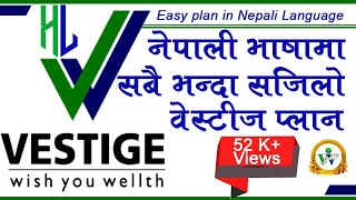 नेपाली भाषामा सजिलो वेस्टीज प्लान ll vestige easy plan in Nepali language ll HL easy Plan in nepali