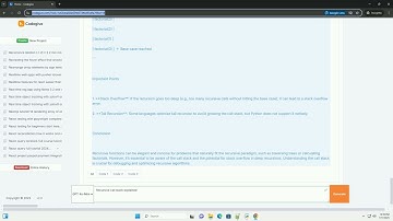 recursive call stack explained