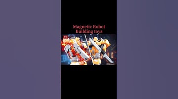 Magnetic Transforming Building Block Robot #transformers #funbuildingblocks #toys #robot