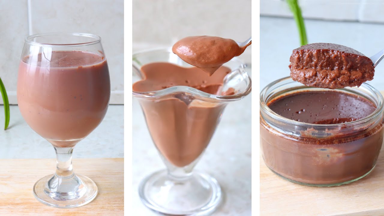 3 RECETAS de PUDDING de CHOCOLATE - Express vs Pudding Perfecto vs Gourmet