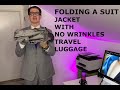 Best how to fold a suit jacket for your luggage  new update no wrinkles 2021
