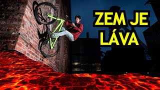 THE FLOOR IS LAVA CHALLENGE!! 2 (Bike Edition)