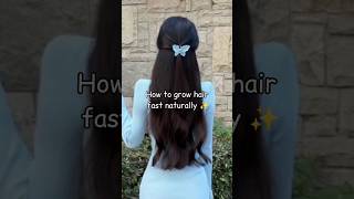 How to grow hair fast naturally ✨aesthetic beauty