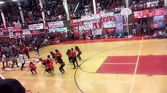 Hip-hop club at the senior pep assemble