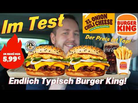 Burger King: XL Onion Chili Cheese im Test #burgerking #burger #chilicheese #fastfood