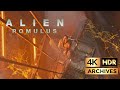 Alien: Romulus 4K HDR Zero Gravity Acid Scene (2024)
