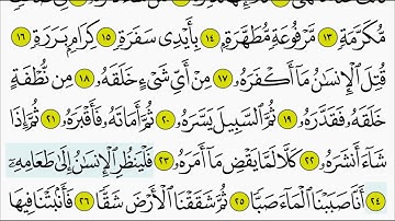 سورة عبس للأطفال بصوت الشيخ المنشاوي تشجيع الأطفال لتعلم القران غاية أسمى
