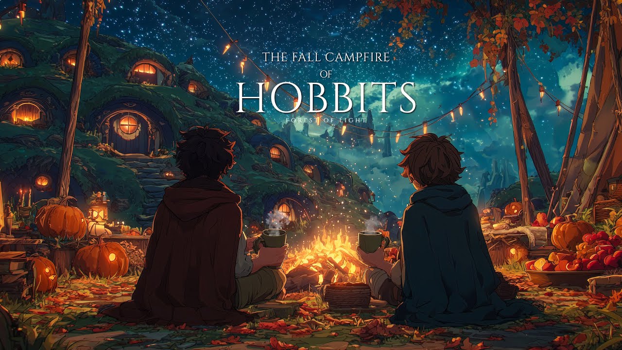 Средневековая Музыка Для Релаксации И Успокоения | Осенний Костер Хоббитов