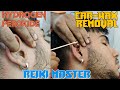 REIKI MASTER💈Ear Wax Removal and Cleaning with Hydrogen Peroxide💈MASTER ASMR💈#ASMR