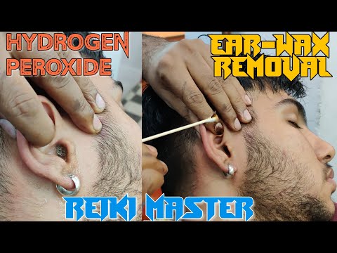 REIKI MASTER💈Ear Wax Removal and Cleaning with Hydrogen Peroxide💈MASTER ASMR💈ASMR