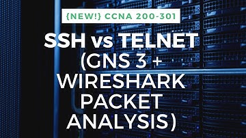 Telnet Vs SSH | Wireshark Packet Analysis | CCNA  200-301 | GNS3 Lab | Network Journey