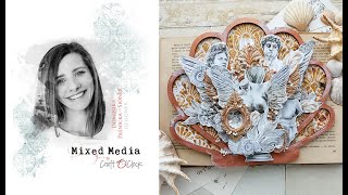 Antique Shells with Mixed Media Craft O&#39;Clock collection - Blooming Retreat by Dominika Karta Wstępu