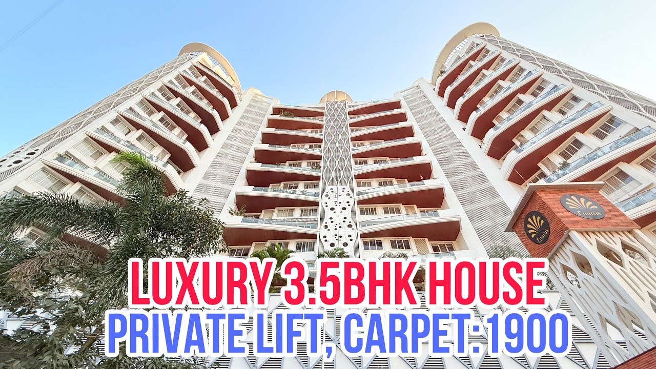 Resale Luxury 3.5BHK apartments Baner With Private Lift & big terrace | Homz 51 