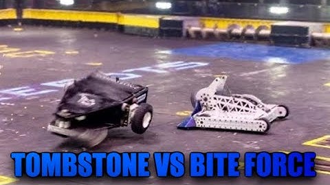 BattleBots - Tombstone vs Bite Force - EARRAPE