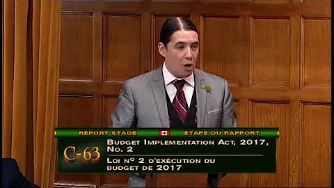 Speech on Bill C-63 the Budget Implementation Act, 2017, No. 2