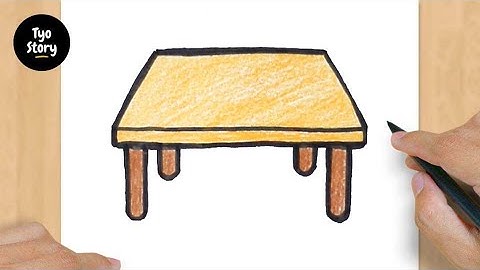 #532 How to Draw a Table - Easy Drawing Tutorial