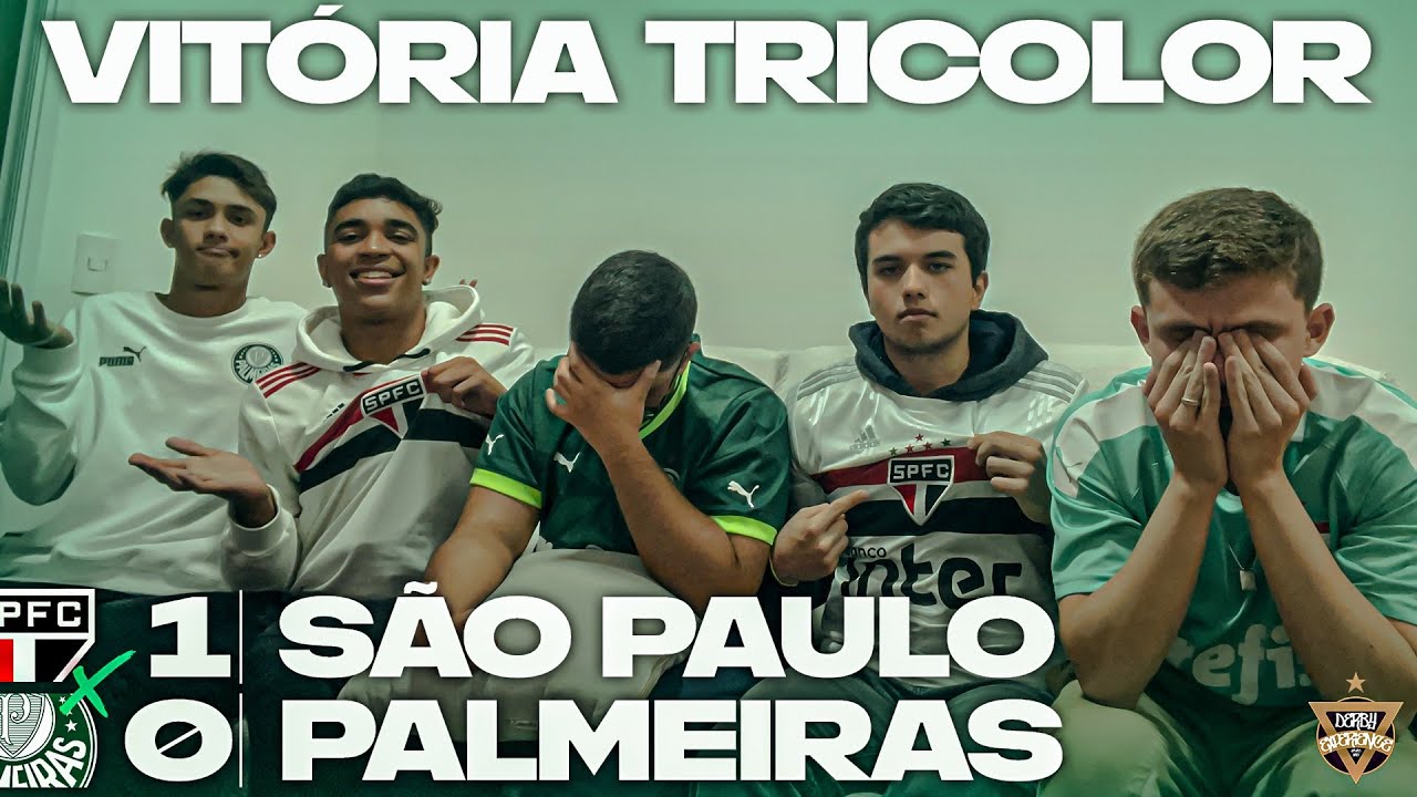 REACT DE TENSÃO! SÃO PAULO 1 X 0 PALMEIRAS! QUARTAS DE FINAL (IDA ...