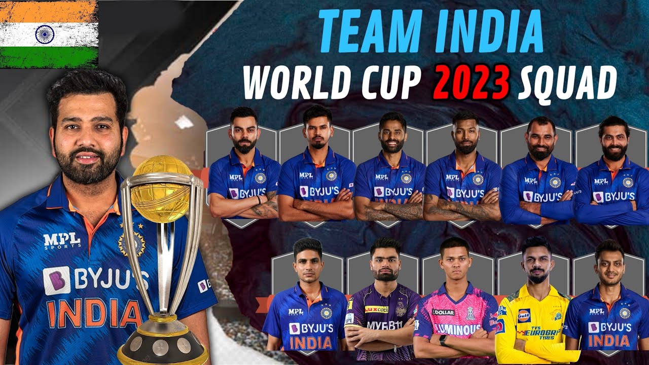 ICC World Cup 2023 Team India Final Squad India Team 15 Members icc-world-cup-2023-team-india-final-squad-india-team-15-members