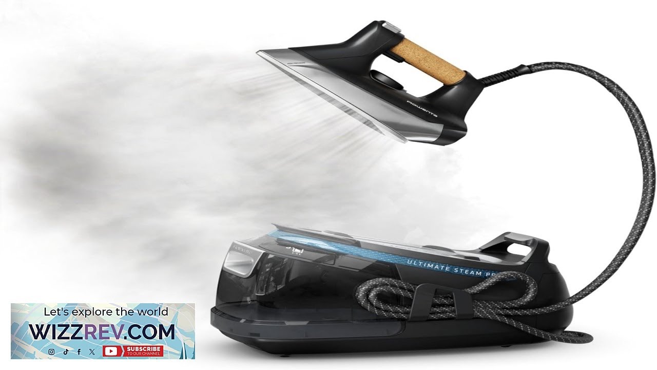 Rowenta Iron Ultimate Steam Pro Stainless Steel Soleplate Professional Steam Station