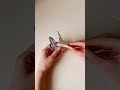 diy butterfly bookmark