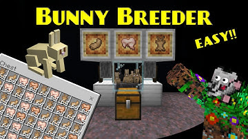 Rabbit Breeder Farm EASY | Minecraft Farm Tutorial | MCPE XBOX PS SWITCH