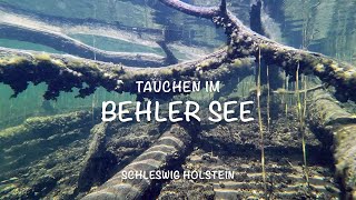 Tauchen im Behler See,  in Schleswig Holstein 7.