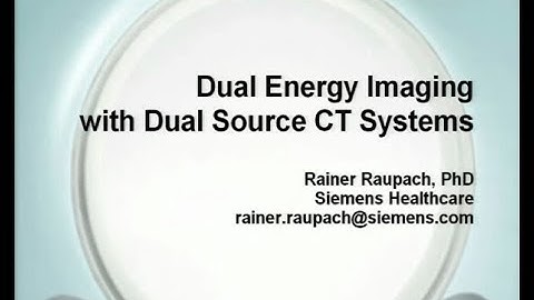 Dual Energy Imaging with Dual Source Systems