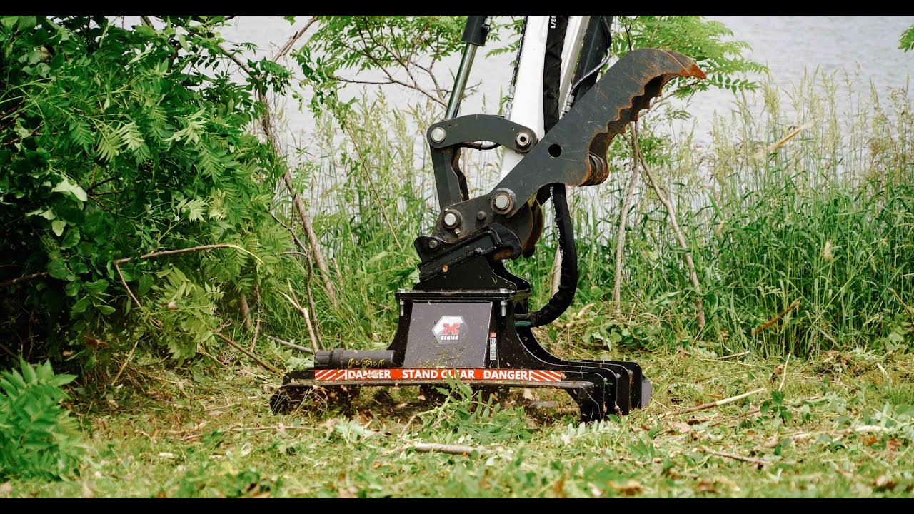 Vail X Series Mini Excavator Mower YouTube