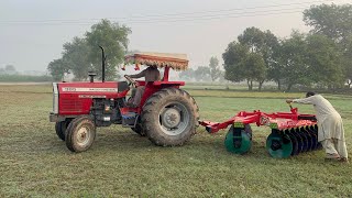 New gobal harrow 18 disc testing  | Massey tractor harrow performance, ￼￼