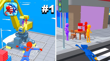 Human Ragdoll Shooter - New Release - Hyper Hybrid Casual - Gameplay Walkthrough (iOS & Android)