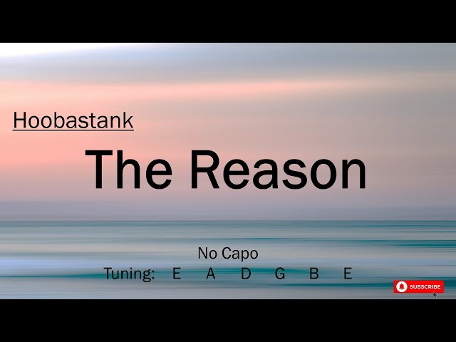 The Reason - Hoobastank | Chords and Lyrics class=