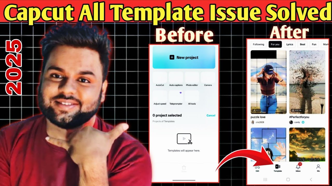 How To Fix Capcut Template Not Showing | CapCut template not showing ...