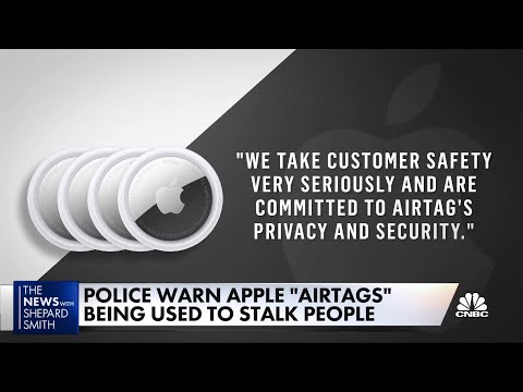 Police warn of Apple AirTags being used to stalk people