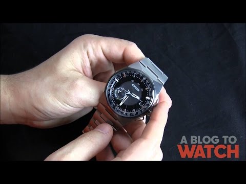 Citizen Eco-Drive Satellite Wave F100 Watch Review | aBlogtoWatch